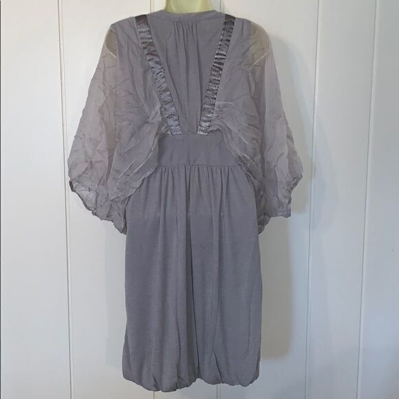 NWT Ryu gray bubble dress - Picture 5 of 8